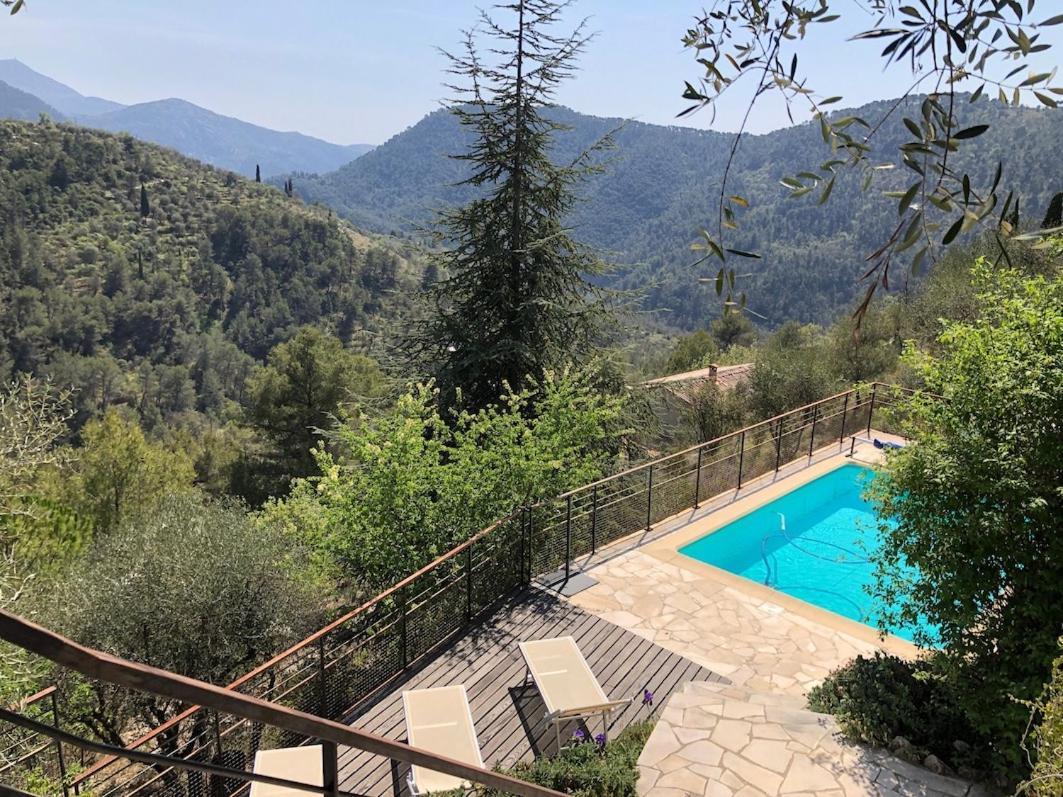 Les Figaires L'Escarene Exterior foto