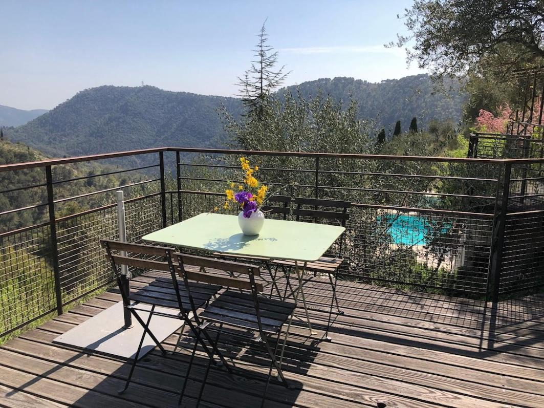 Les Figaires L'Escarene Exterior foto