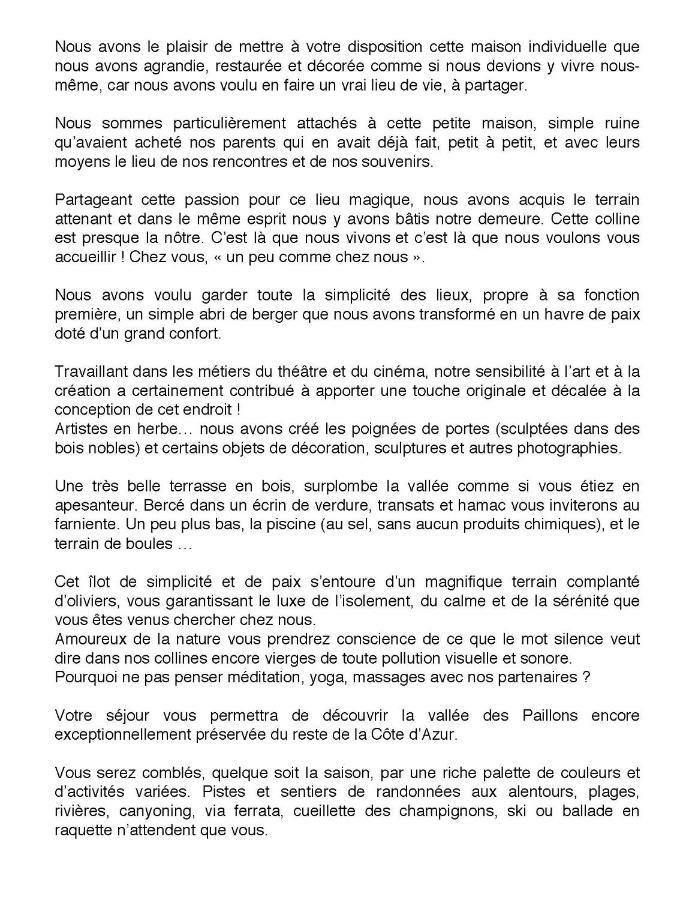 Les Figaires L'Escarene Exterior foto
